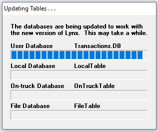 Updating tables